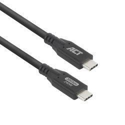 ACT Câble USB4 20Gbps 240W USB Type-C, 1 mètre ACT Câble USB4 20Gbps 240W USB Type-C, 1 mètre