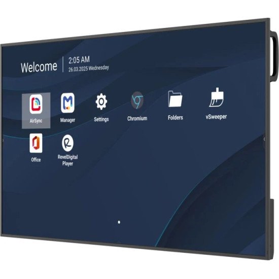Viewsonic CDE5514-2C Écran d'affichage dynamique Écran plat de signalisation numérique 139,7 cm (55") LCD Wifi 500 cd/m² 4K Ultra HD Noir Intégré dans le processeur Android 14 24/7