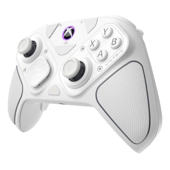 Turtle Beach Victrix Pro BFG Reloaded Blanc Xbox Manette de gaming modulaire sans fil w/Bluetooth, module Fightpad et effet Hall pour Xbox Series X et S, Xbox One et PC