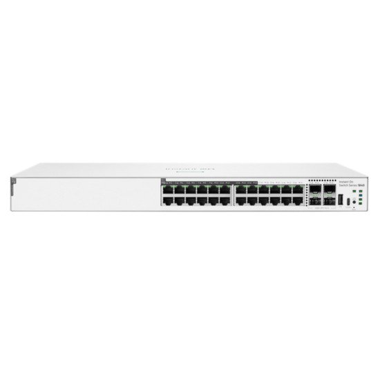 HPE Networking Instant On Switch 24p Gigabit 16p CL4 PoE 4p SFP 195W 1840