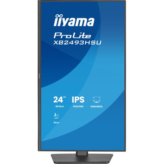 iiyama ProLite XB2493HSU-B1 écran PC 60,5 cm (23.8") 1920 x 1080 pixels Full HD LED Noir