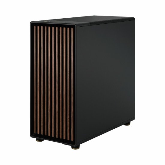 Fractal Design FD-C-NOR1X-02 unité centrale Midi Tower Noir, Charbon de bois