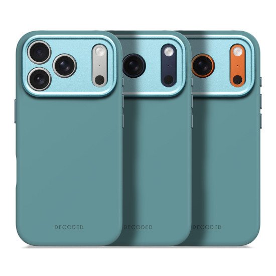 Decoded Silicone Backcover Apple iPhone 17 Pro Retro Blue coque de protection pour téléphones portables 16 cm (6.3") Housse Bleu