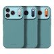 Decoded Silicone Backcover Apple iPhone 17 Pro Retro Blue coque de protection pour téléphones portables 16 cm (6.3") Housse Bleu
