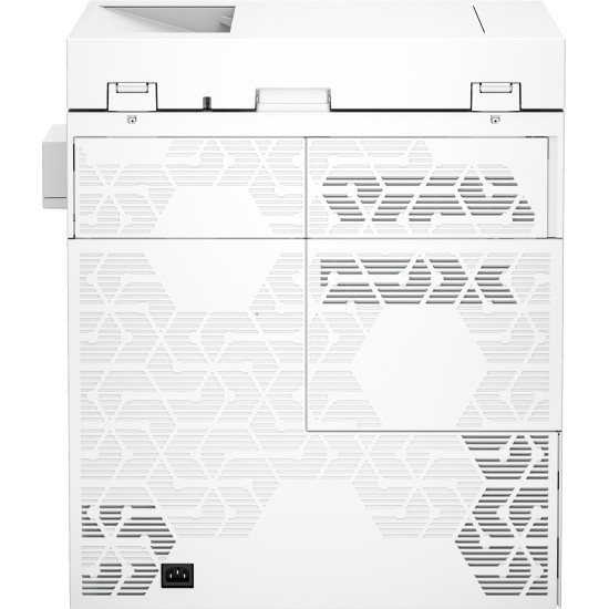 HP Color LaserJet Enterprise Flow Imprimante MFP 5800zf, Impression, copie, scan, fax, Chargeur automatique de documents; Bacs haute capacité en option; Écran tactile; Cartouche TerraJet