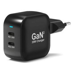 Port Designs 902035PEU chargeur d'appareils mobiles Universel Noir Secteur Charge rapide Intérieure