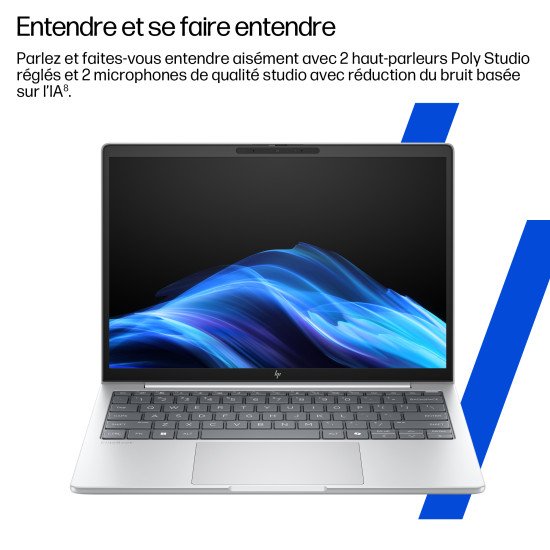 HP EliteBook 8 Flip G1i 13 AI Intel Core Ultra 5 225U Hybride (2-en-1) 33,8 cm (13.3") Écran tactile WUXGA 16 Go LPDDR5x-SDRAM 512 Go SSD Wi-Fi 6E (802.11ax) Windows 11 Pro Argent HP EliteBook 8 Flip G1i 13 AI Intel Core Ultra 5 225U Hybride (2-en-1) 33,8 cm (13.3") Écran tactile WUXGA 16 Go LPDDR5x-SDRAM 512 Go SSD Wi-Fi 6E (802.11ax) Windows 11 Pro Argent