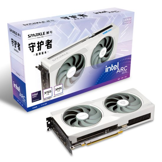 Sparkle Technology Arc B570 Guardian Luna OC 10GB Intel 10 Go GDDR6 Sparkle Technology Arc B570 Guardian Luna OC 10GB Intel 10 Go GDDR6