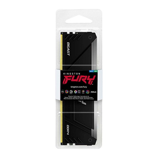 Kingston Technology FURY 8GB 3200MT/s DDR4 CL16 DIMM Beast RGB