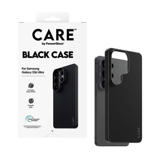 PanzerGlass CARE™ by ® TPU Case Black Samsung Galaxy S26 Ultra coque de protection pour téléphones portables Housse Noir
