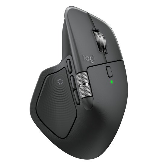 Logitech MX Master 4 souris Bureau Droitier RF sans fil + Bluetooth Laser 8000 DPI