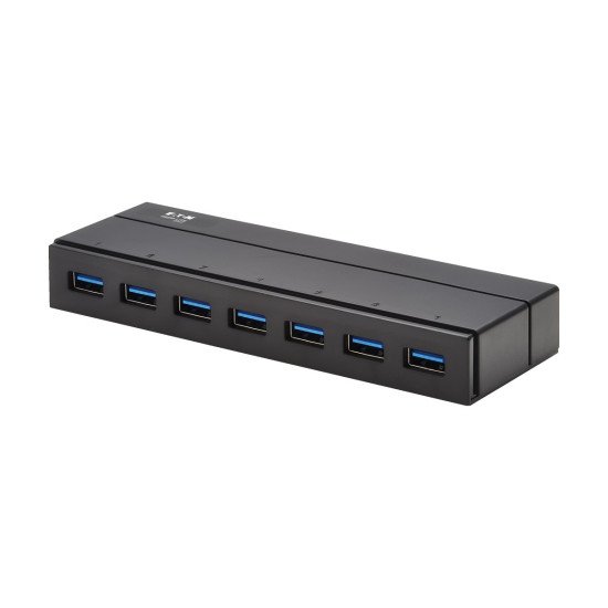 Tripp Lite U360-007-INT hub & concentrateur USB 3.2 Gen 1 (3.1 Gen 1) Mini-B 5000 Mbit/s Noir