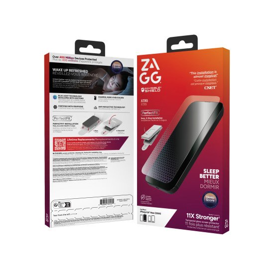 InvisibleShield Glass XTR5 Film de protection anti-reflets Apple 1 pièce(s)