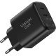 Vision TC-PUSBCEU/65 chargeur d'appareils mobiles Universel Noir Secteur Charge rapide Intérieure Vision TC-PUSBCEU/65 chargeur d'appareils mobiles Universel Noir Secteur Charge rapide Intérieure