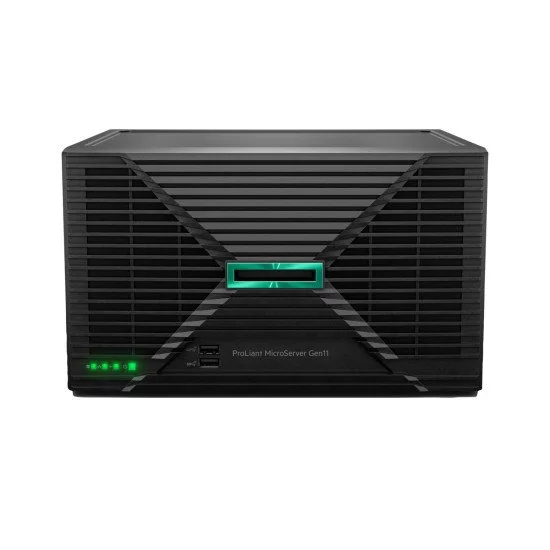 HPE ProLiant MicroServer Gen11 serveur Ultra Micro Tower Intel Xeon E E-2414 2,6 GHz 16 Go DDR5-SDRAM 180 W HPE ProLiant MicroServer Gen11 serveur Ultra Micro Tower Intel Xeon E E-2414 2,6 GHz 16 Go DDR5-SDRAM 180 W