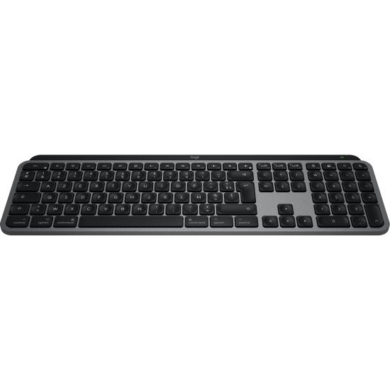 Logitech Master MX Keys S for Mac clavier Bureau RF sans fil + Bluetooth AZERTY Français Aluminium, Noir