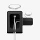 Spigen Magsafe Duo Charger Stand (Mag Fit) Smartphone, Smartwatch Noir USB Recharge sans fil Intérieure
