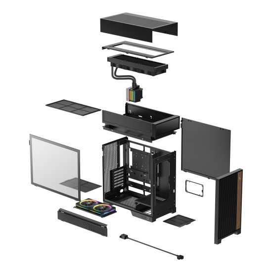 DeepCool CL6600 Bureau Noir