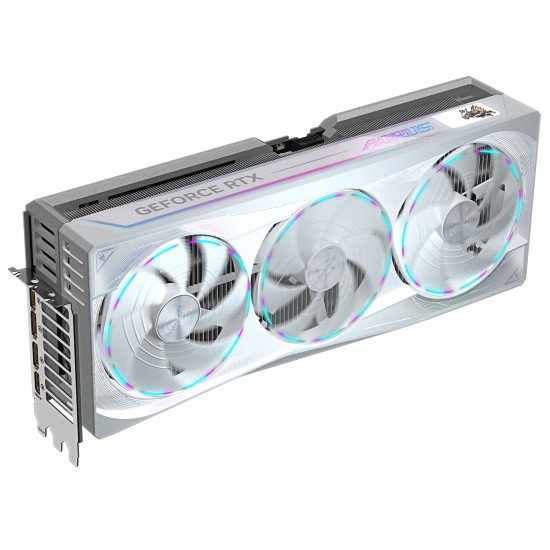 GIGABYTE AORUS GeForce RTX 5090 MASTER ICE 32G Carte Graphique - 32 Go GDDR7, 512 bits, PCI-E 5.0, 2655MHz Fréquence du Cœur, 3 x DP 2.1a, 1 x HDMI 2.1b, NVIDIA DLSS 4, GV-N5090AORUSM ICE-32GD GIGABYTE AORUS GeForce RTX 5090 MASTER ICE 32G Carte Graphique - 32 Go GDDR7, 512 bits, PCI-E 5.0, 2655MHz Fréquence du Cœur, 3 x DP 2.1a, 1 x HDMI 2.1b, NVIDIA DLSS 4, GV-N5090AORUSM ICE-32GD