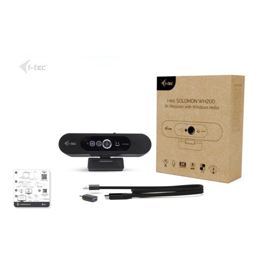 i-tec SOLOMON WH200 2K Webcam Windows Hello