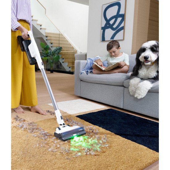 Tineco PURE ONE Station 5 Aspirateur traineau Batterie Sec HEPA Sans sac 0,45 L 175 W Blanc 2,5 Ah