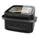 Cecotec Cecofry Advance 10000 Full Vision Double 10 L Autonome 2200 W Friteuse d'air chaud Noir