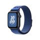 Apple Nike Sport Loop Bande Bleu Nylon, Polyester recyclé, Spandex Apple Nike Sport Loop Bande Bleu Nylon, Polyester recyclé, Spandex