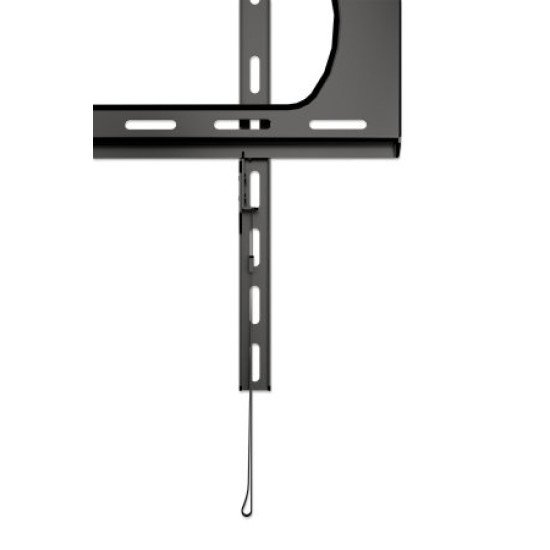 Manhattan Support mural pour TV/moniteurs (fixe, profil bas), écrans 60" à 120", Compatibilité VESA : de 50x50 à 900x600 mm (vérifiez les dimensions des quatre trous de fixation à l'arrière), charge max. 120 kg, noir