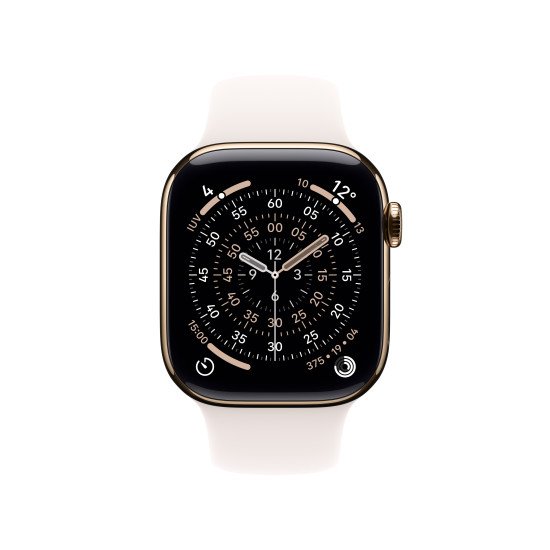 Apple Watch Series 11 OLED 46 mm Numérique 416 x 496 pixels Écran tactile 5G Titane Wifi GPS (satellite)