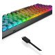 Lenovo Legion K510 Mini Pro clavier Gaming USB Anglais américain Noir, Transparent