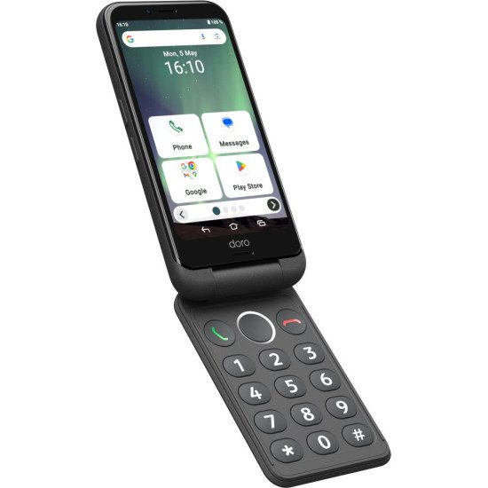 Doro Aurora A20 11,4 cm (4.5") Double SIM Android 14 4G USB Type-C 4 Go 64 Go 3000 mAh Graphite