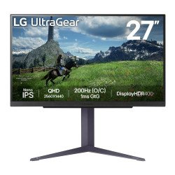 LG 27GS85Q-B écran PC 68,6 cm (27") 2560 x 1440 pixels Quad HD LCD Noir LG 27GS85Q-B écran PC 68,6 cm (27") 2560 x 1440 pixels Quad HD LCD Noir