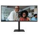 AOC E4 CU34E4CV écran PC 86,4 cm (34") 3440 x 1440 pixels UltraWide Quad HD LCD Noir