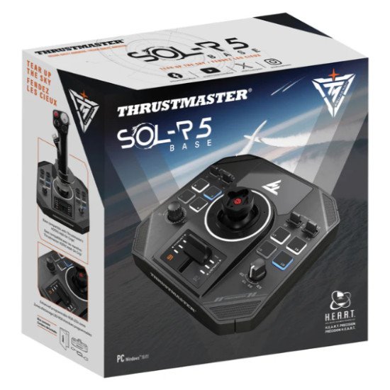 Thrustmaster Sol-R 5 Base Noir USB Joystick base Analogique/Numérique PC