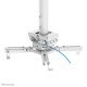 Neomounts CL25-550WH1 Support de plafond pour vidéoprojecteur - h74.5-114.5 cm - installation facile - orientable