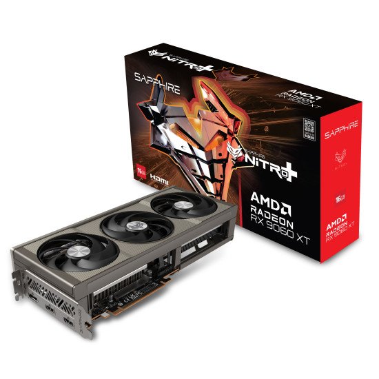 Sapphire NITRO+ AMD Radeon RX 9060 XT GPU 8 Go GDDR6