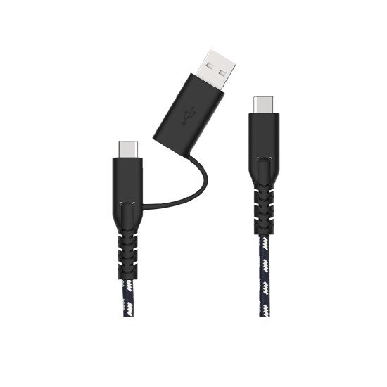 Fairphone ACCABL-1CC-WW1 câble USB 1,2 m USB 2.0 USB C Noir, Blanc