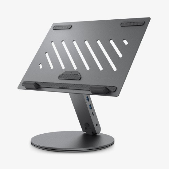 Spigen LD204H Support pour ordinateur portable et tablette Gris 39,6 cm (15.6") Spigen LD204H Support pour ordinateur portable et tablette Gris 39,6 cm (15.6")