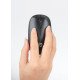 Manhattan Souris optique sans fil MW3050, noire, 1200 dpi, 2,4 GHz (jusqu'à 10 m), USB, ambidextre, 3 boutons avec molette, récepteur USB-A nano, pile AA incluse, garantie 3 ans