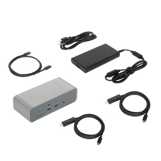 Targus DOCK230EUZ station d'accueil Avec fil Thunderbolt 5 Argent
