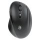 Manhattan Souris ergonomique sans fil (droitière), DPI réglable 800/1200/1600, 2,4 GHz (jusqu'à 10 m), 6 boutons avec molette, récepteur USB-A et USB-C combiné, noire, pile AA incluse, garantie 3 ans