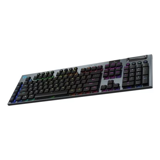 Logitech G G915 X LIGHTSPEED clavier Jouer USB + RF Wireless + Bluetooth QWERTZ Allemand Noir Logitech G G915 X LIGHTSPEED clavier Jouer USB + RF Wireless + Bluetooth QWERTZ Allemand Noir