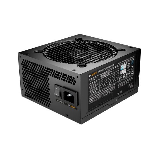 be quiet! Pure Power 13 M 850 W | Alimentation ATX 3.1, semi-passive, 80 Plus Gold be quiet! Pure Power 13 M 850 W | Alimentation ATX 3.1, semi-passive, 80 Plus Gold