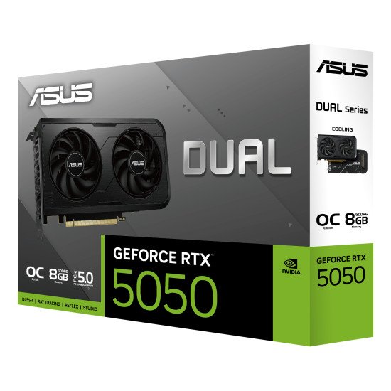 ASUS Dual -RTX5050-O8G NVIDIA GeForce RTX 5050 8 Go GDDR6 ASUS Dual -RTX5050-O8G NVIDIA GeForce RTX 5050 8 Go GDDR6