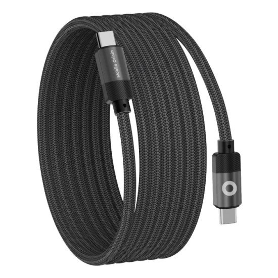 Mobile Origin MC2-USBC-1M-BLK câble USB 0,48 Gbit/s 60 W Noir