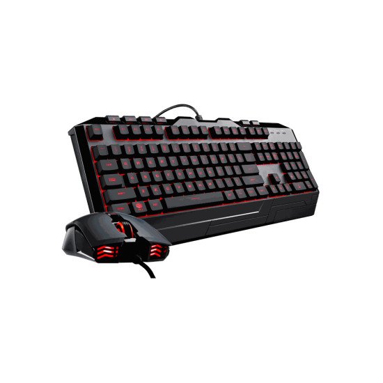 Cooler Master Gaming DEVASTATOR 3 clavier Souris incluse Jouer USB QWERTZ Allemand Noir Cooler Master Gaming DEVASTATOR 3 clavier Souris incluse Jouer USB QWERTZ Allemand Noir