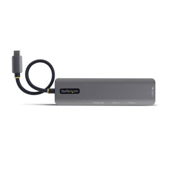 StarTech.com Adaptateur Multiport USB-C vers HDMI avec Charge PD 140W, 4K 60Hz, Hub USB 10 Gbps, Mini Dock Type-C pour MacBook / Dell / Thinkpad / HP
