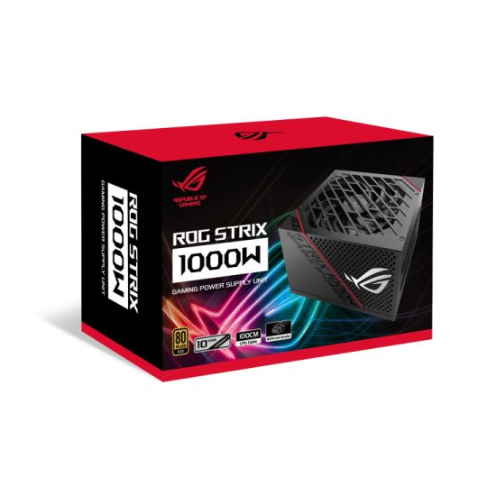 ASUS ROG STRIX 1000W Gold (16-pin cable) unité d'alimentation d'énergie 20+4 pin ATX Noir