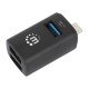 Manhattan Hub USB-C 3 ports ultra compact, 3x USB-A (1x 5 Gbit/s USB 3.0 + 2x 480 Mbit/s USB 2.0), Alimenté par USB (aucune alimentation externe requise)