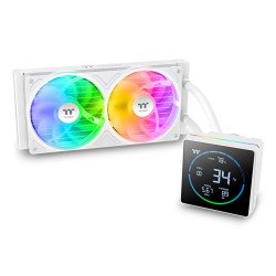 Thermaltake TH240-S V3 ARGB Processeur Refroidisseur de liquide tout-en-un 12 cm Blanc 1 pièce(s)